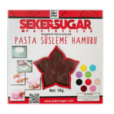 Фондани и марципани - Захарно тесто SekerSugar - кафяво 1 кг