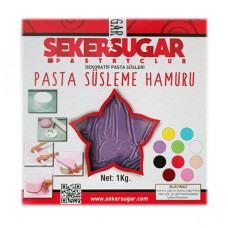 Фондани и марципани - Захарно тесто SekerSugar - виолетово 1 кг