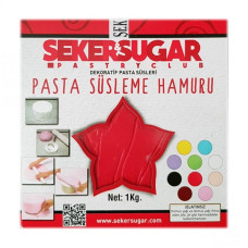Фондани и марципани - Захарно тесто SekerSugar - червено 1 кг