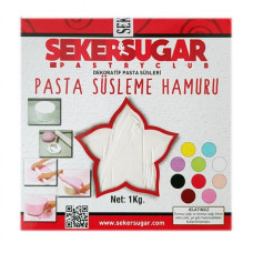 Фондани и марципани - Захарно тесто SekerSugar - бяло 1 кг