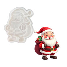 Силиконова форма Shapemart – Дядо Коледа с чувал подаръци