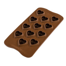 Калъпи за форми - Силикон за шоколад - 3D сърчица