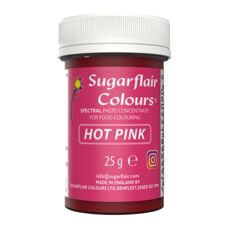 Сладкарска боя Sugarflair - гел - HOT PINK