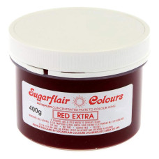 Оцветители и есенции - Сладкарска боя - гел - RED EXTRA 400 гр.