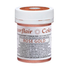 Оцветители и есенции - Маслен оцветител за рисуване Sugarflair без Е171 - розово злато