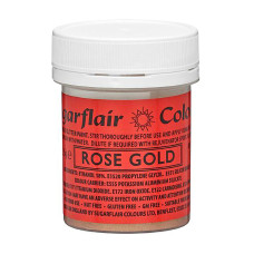 Оцветители и есенции - Сладкарска течна перлена боя за рисуване - ROSE GOLD