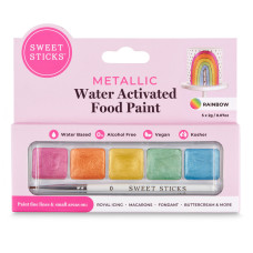 Оцветители и есенции - Комплект сладкарски бои за рисуване - Rainbow