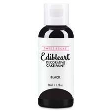 Оцветители и есенции - Оцветител матов EdibleArt - Black 50 мл