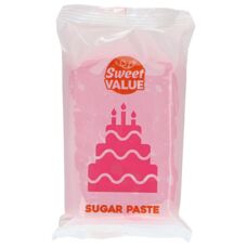 Захарно тесто Sweet Value – ярко розово, 200 г