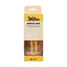 Кофички за мъфини Wilton - златисти 50 бр.