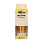 Кофички за мъфини Wilton - златисто-бели 50 бр.