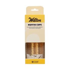 Кофички за мъфини Wilton - бял мрамор 50 бр.