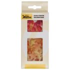 Wilton – ядливи вафлени цветя и пеперуди в оранжево и розово, 30 бр.