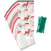 Аксесоари за украса - Декоративни торбички - Дядо Коледа, елен, снежен човек 20 бр.
