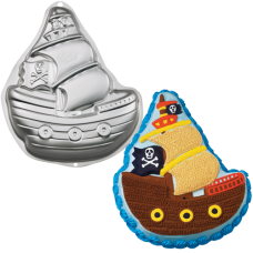 Мъфини и торти - Тава с форма на пиратски кораб