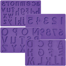 Калъпи за форми - Силиконов калъп Wilton - букви и числа