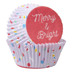 Мъфини и торти - Форми за мъфини - Merry and Bright 75 бр.