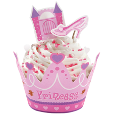 Мъфини и торти - Облицовки за кексчета - принцеса