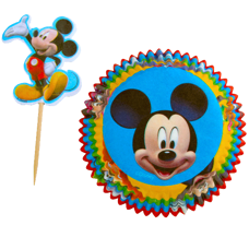 Мъфини и торти - Форма за мъфини с клечки - Mickey Mouse